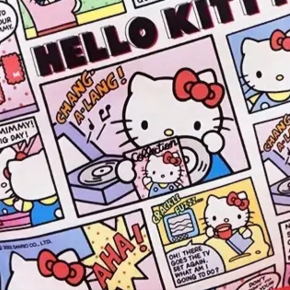 Hello Kitty Comic Book Canvas Tote Bag New! - Picture 4 of 9